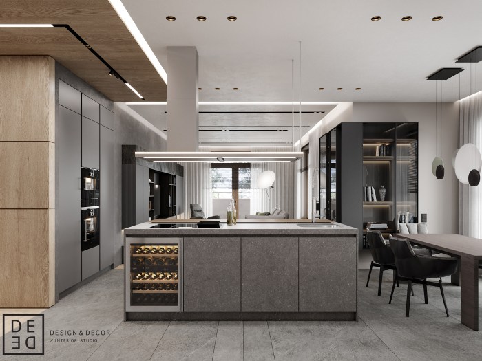 Aksen kayu pada furnitur minimalis