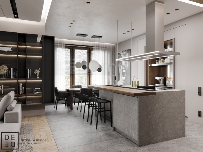 Aksen kayu pada furnitur minimalis